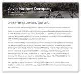 Arvin Mathew DEMPSEY